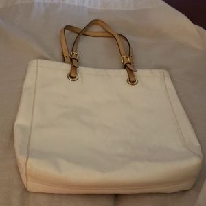 Michael Kors white shoulder purse